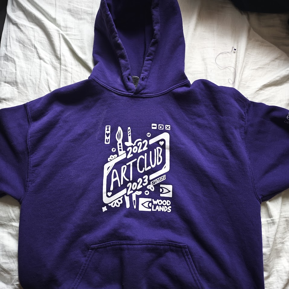 art club hoodie logo design